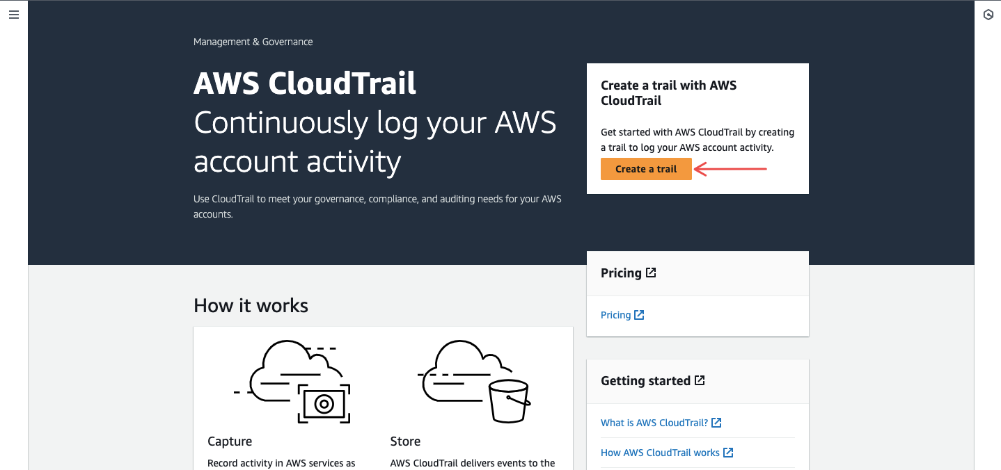 CloudTrail service