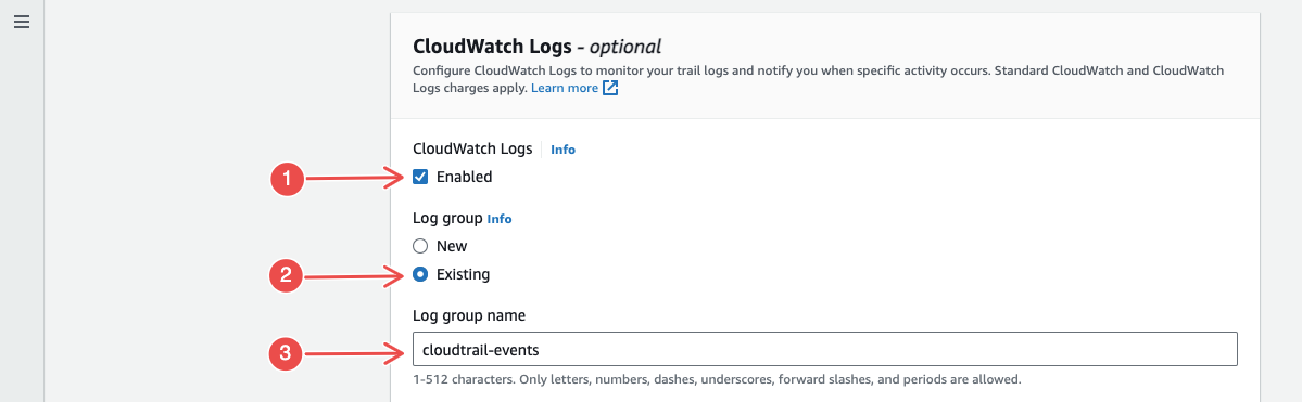 Enable CloudWatch Logs
