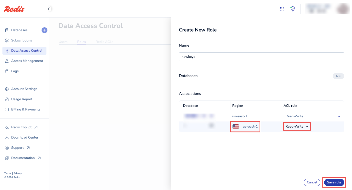 Enter role details